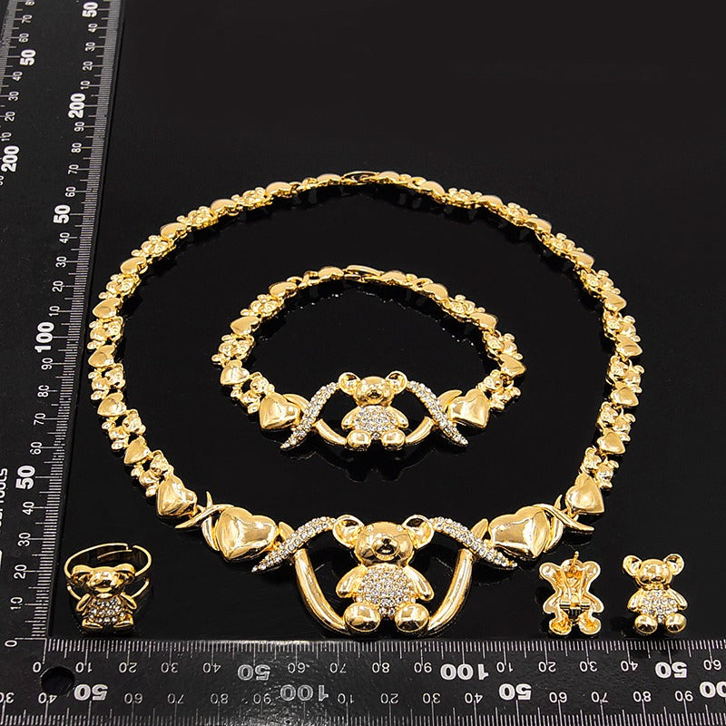 Conjunto de oso con corte de diamante