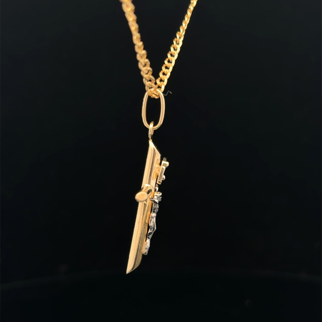 Cuban Crucifix Necklace – 20” 2mm