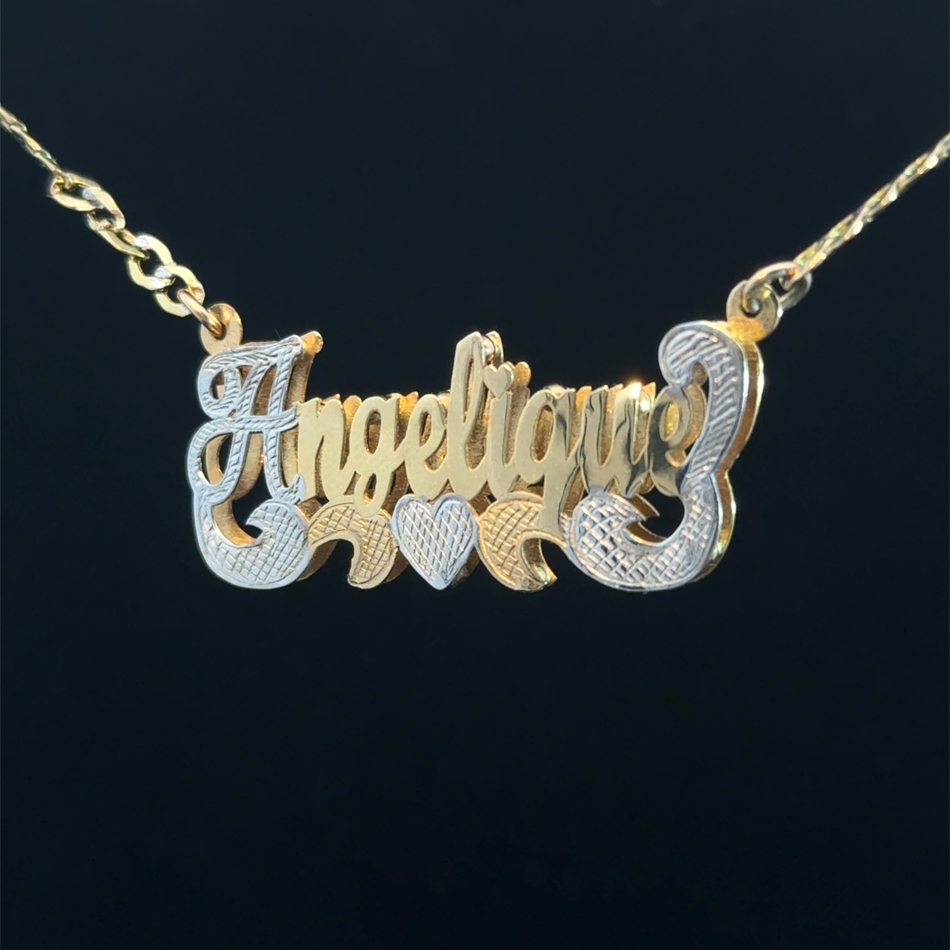 Customized double nameplate