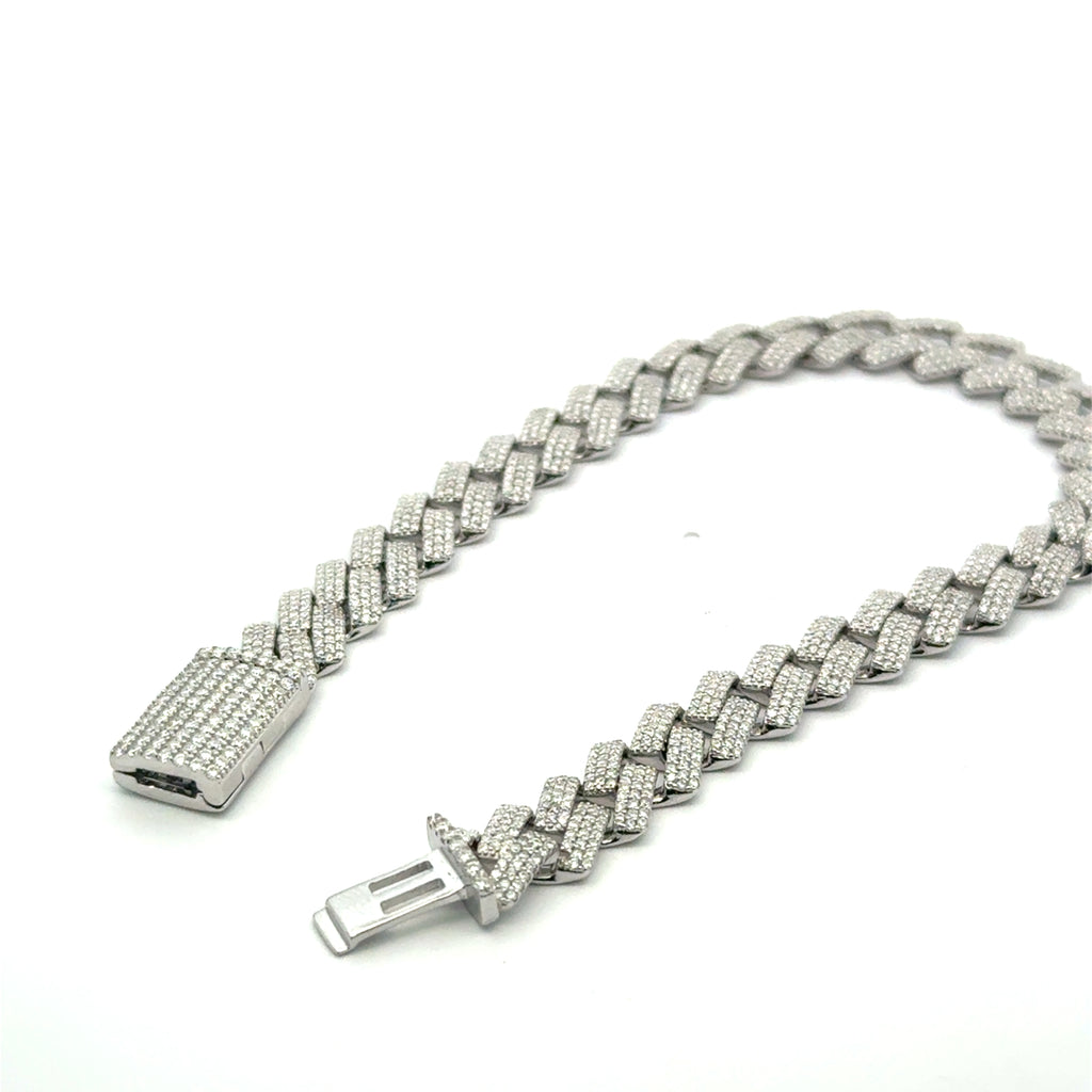 VVS Moissanite Set – Bracelet & Chain