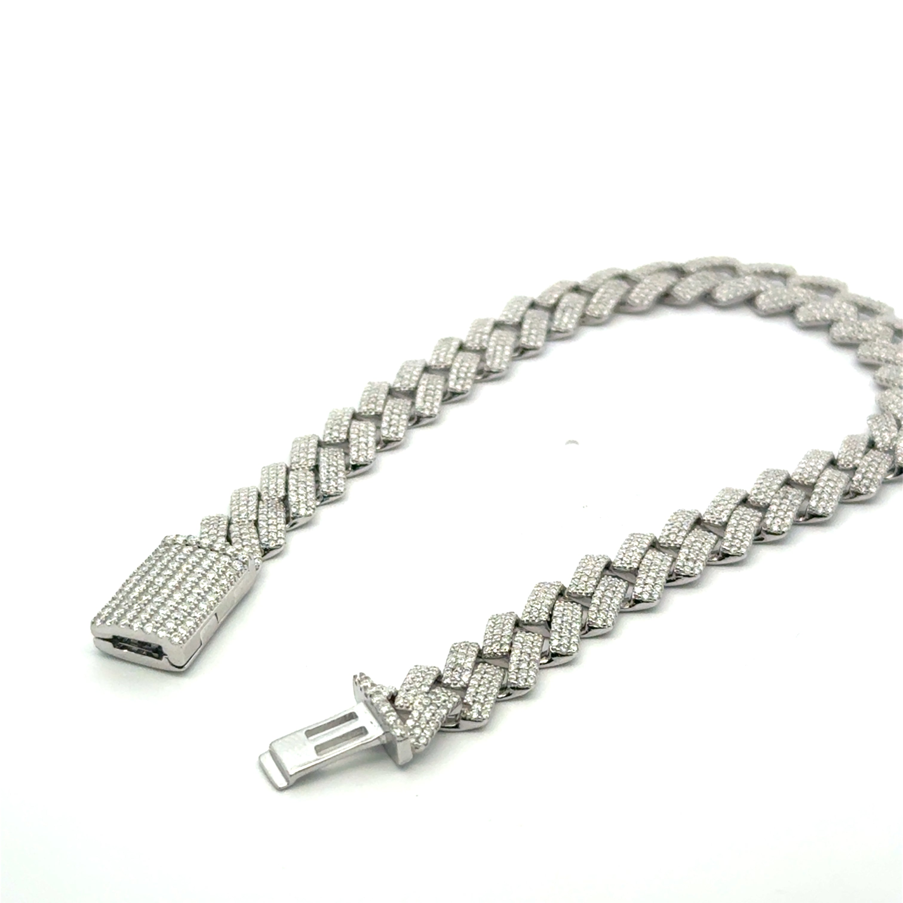 VVS Moissanite Set – Bracelet & Chain