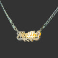 Customized double nameplate