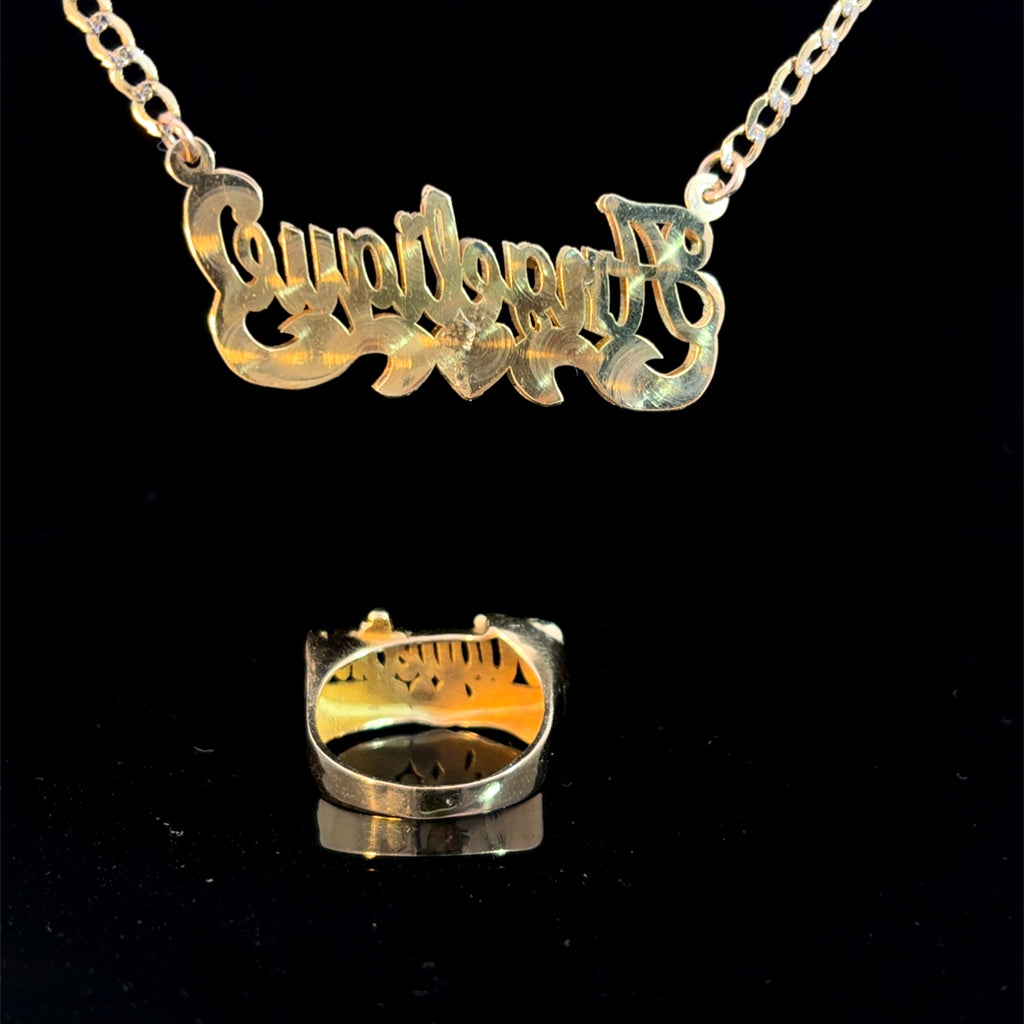 Custom Double Nameplate set