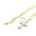 Elegant 14k Gold Cross Pendant Necklace