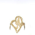 Anillo de corazón para mujer (