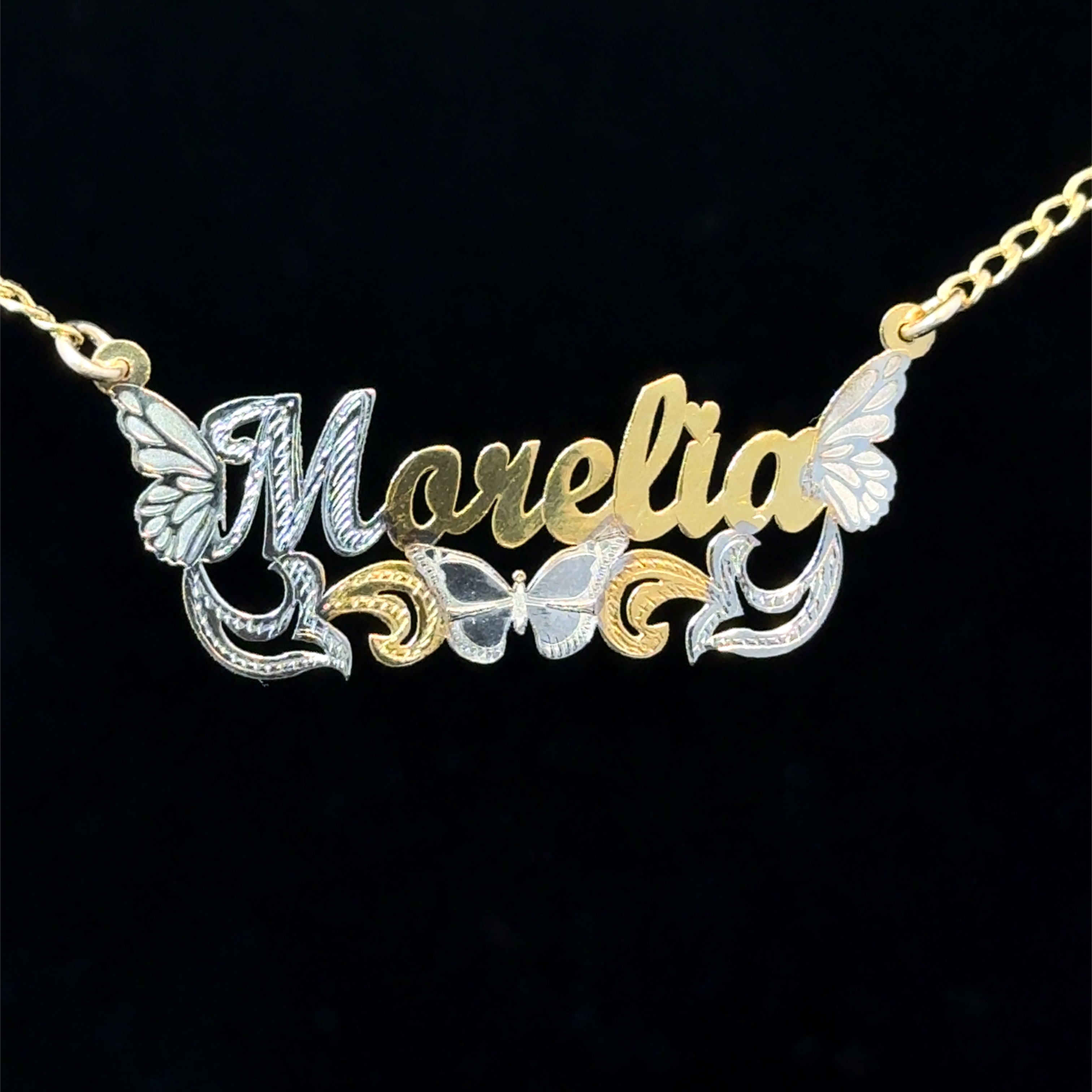 Butterfly Single Nameplate