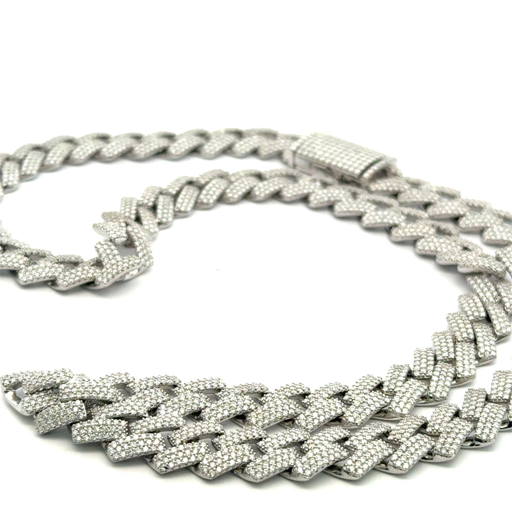 VVS Moissanite Set – Bracelet & Chain