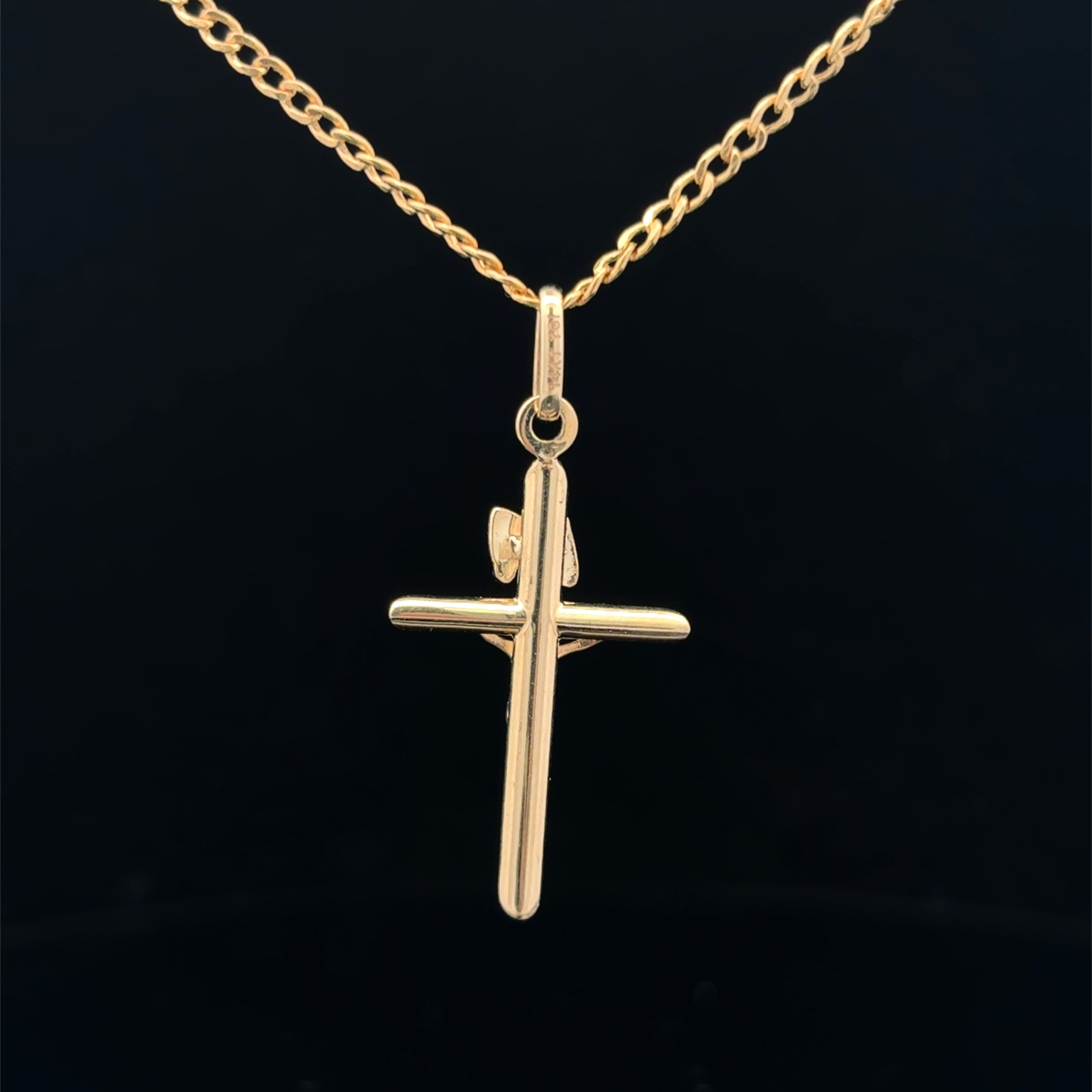 Cuban Crucifix Necklace – 20” 2mm