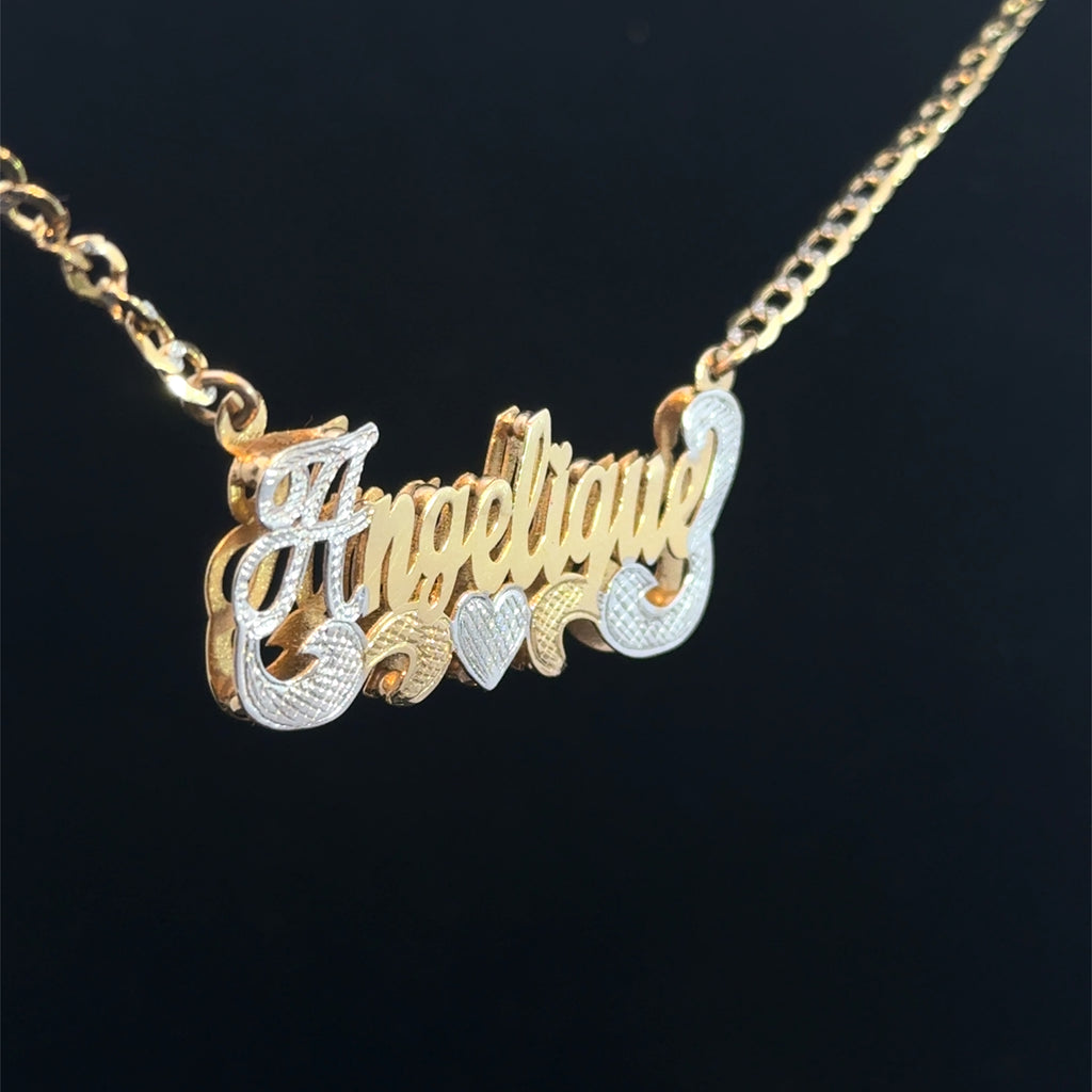 Customized double nameplate