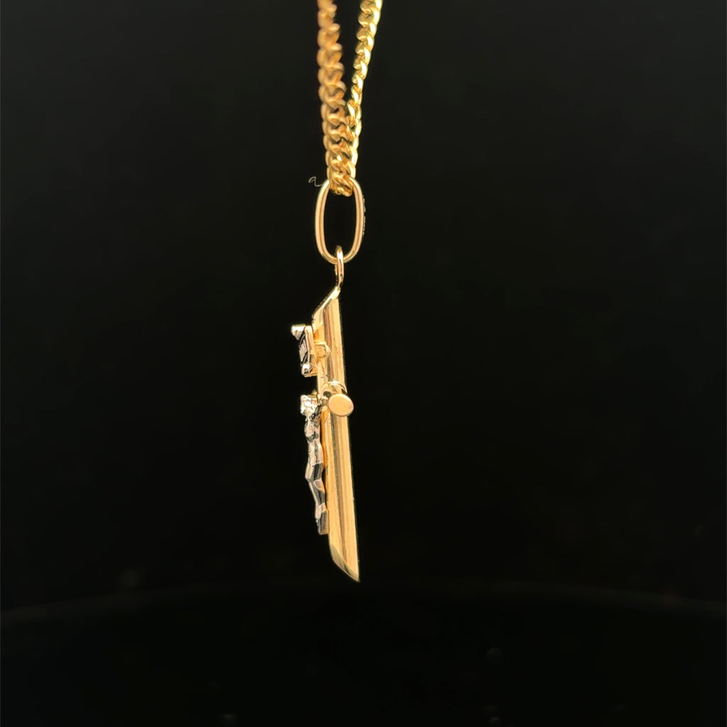 Cuban Crucifix Necklace – 20” 2mm