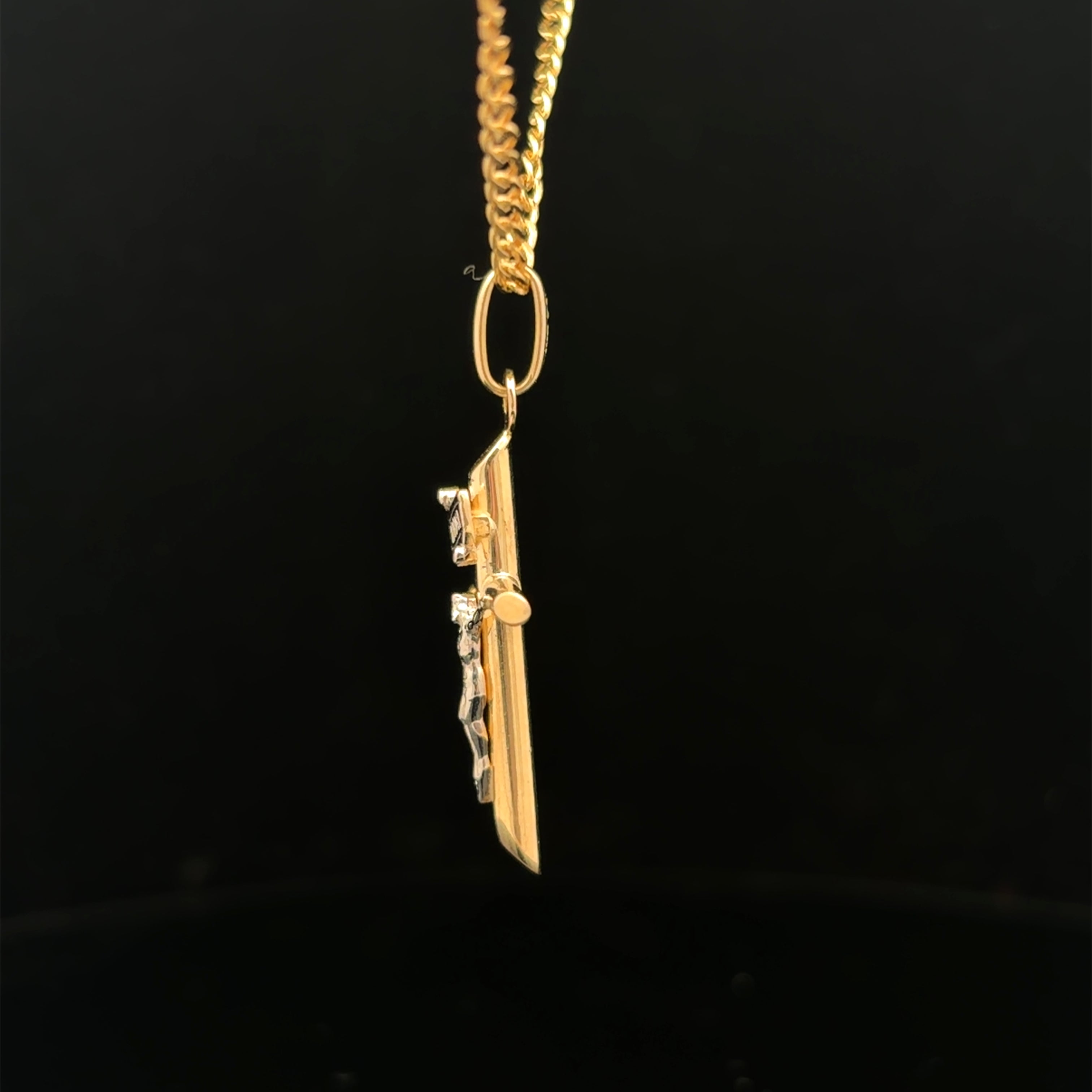 Cuban Crucifix Necklace – 20” 2mm