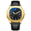 Golden Prestige: Reloj de lujo con esfera negra
