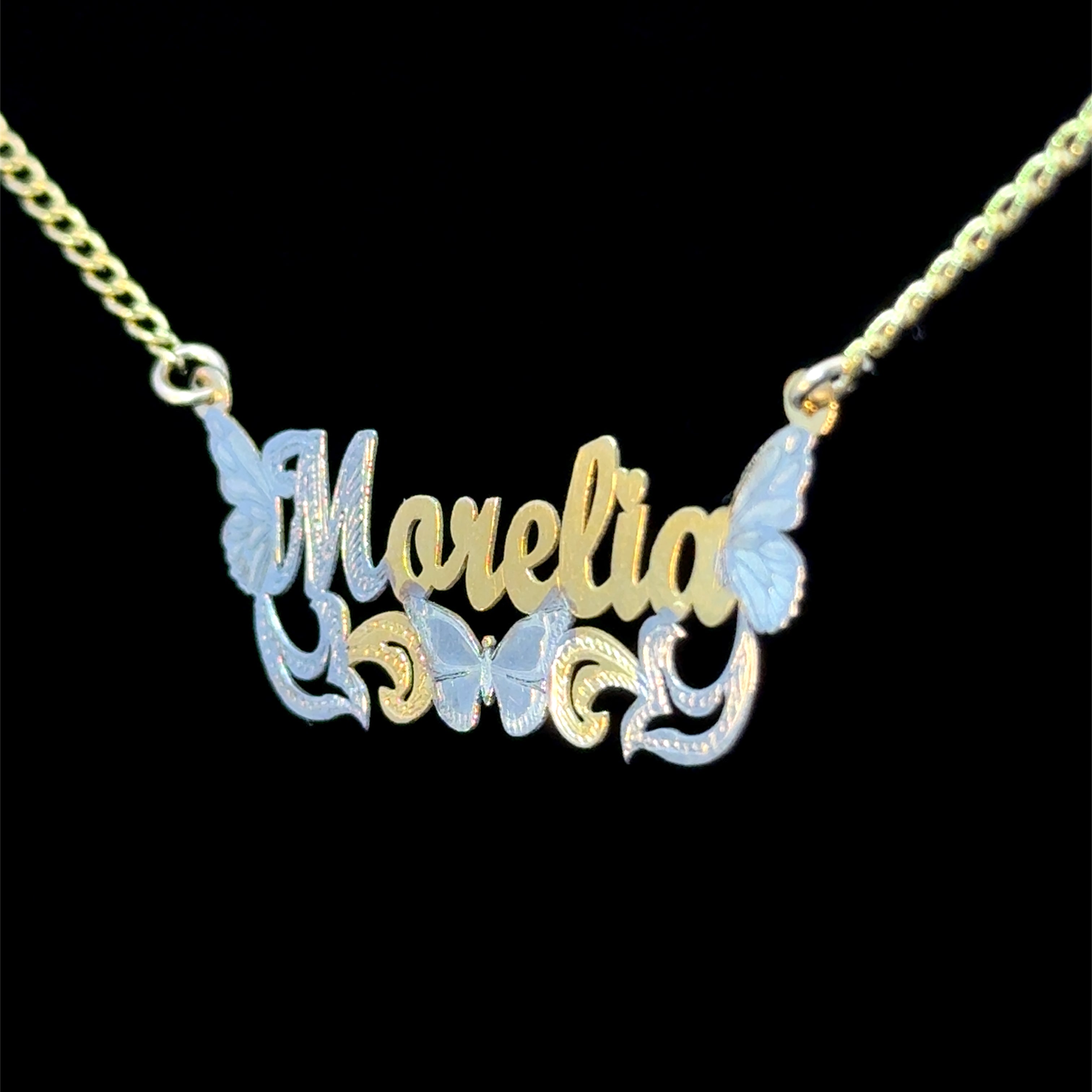 Butterfly Single Nameplate