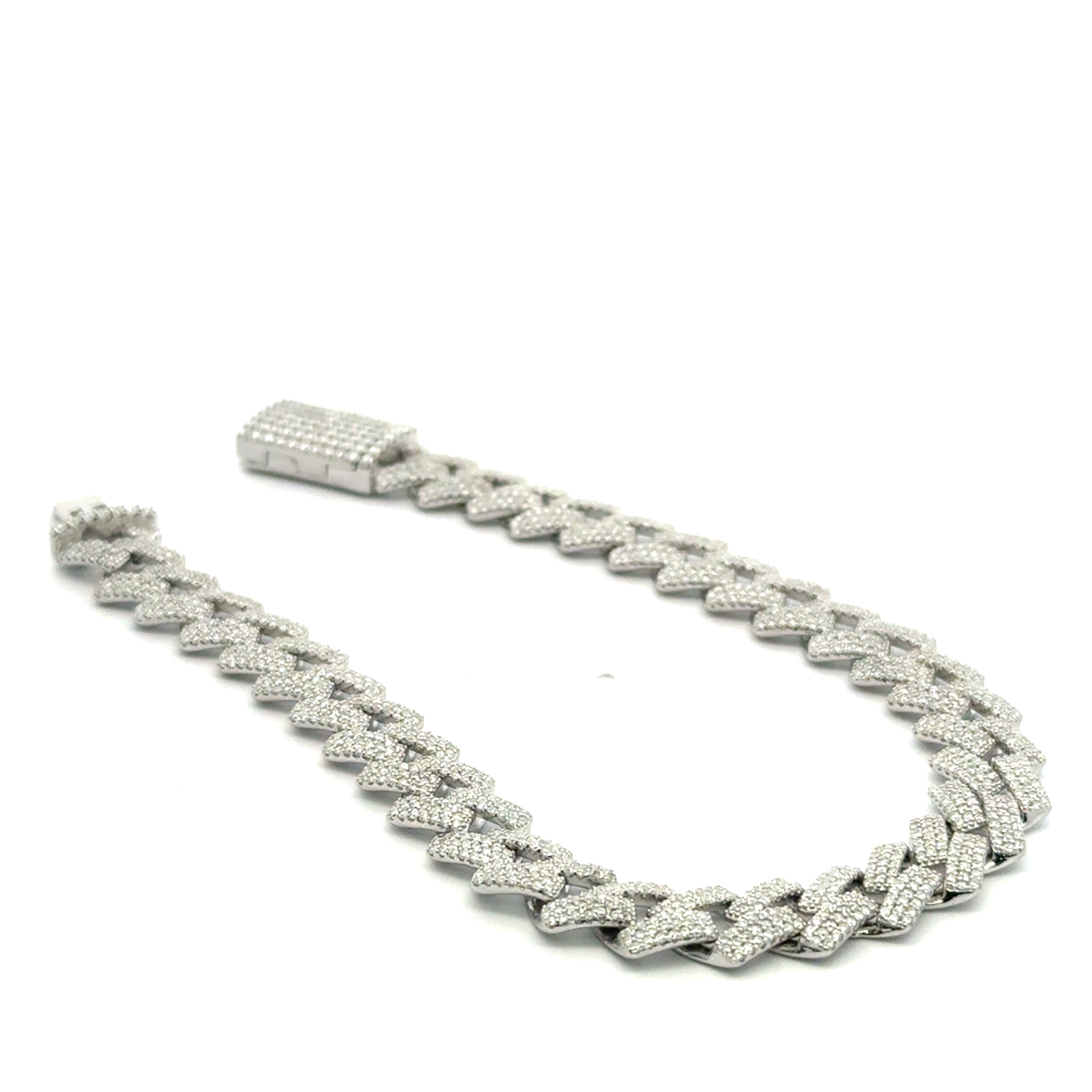 Pulsera de moissanita VVS