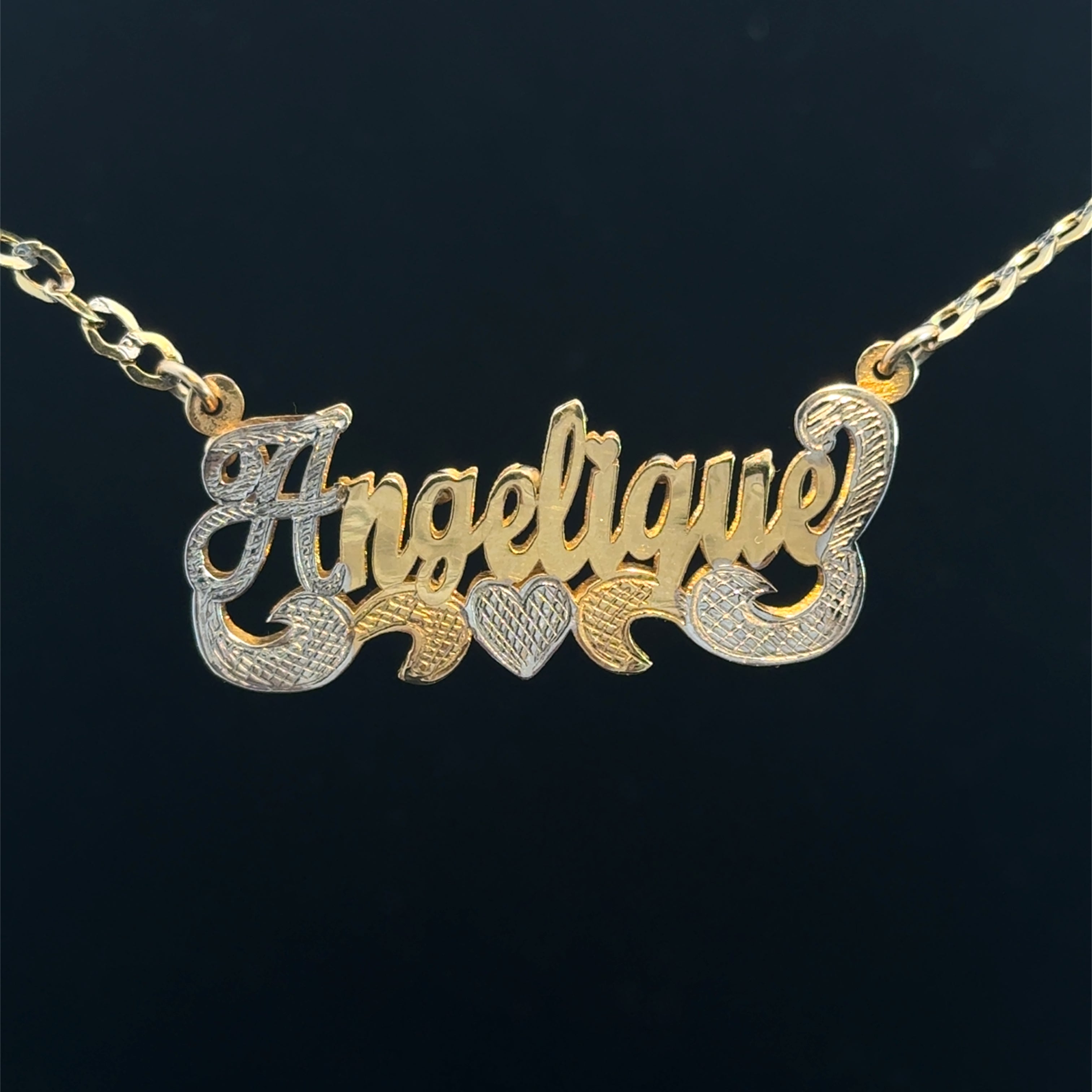 Customized double nameplate
