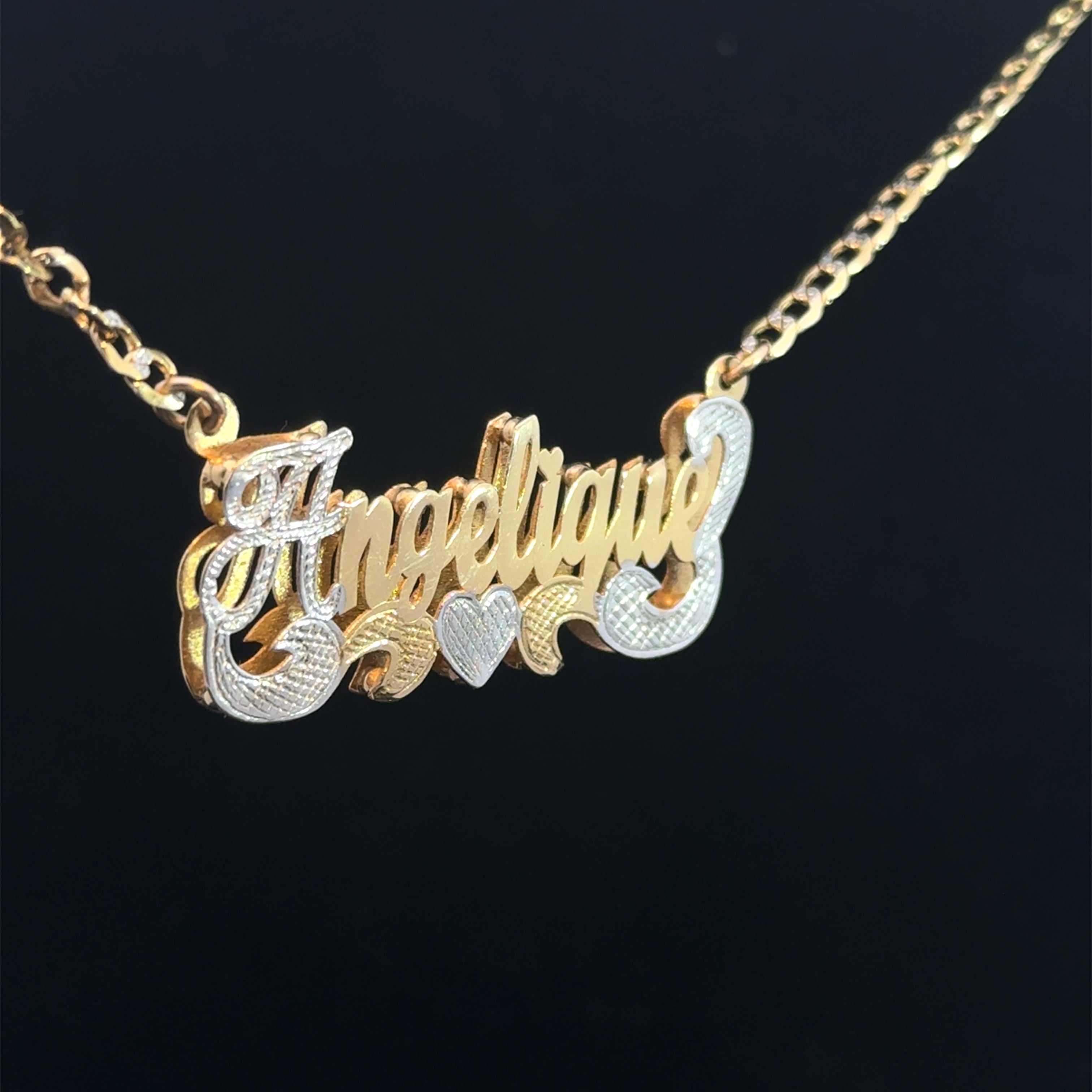 Customized double nameplate