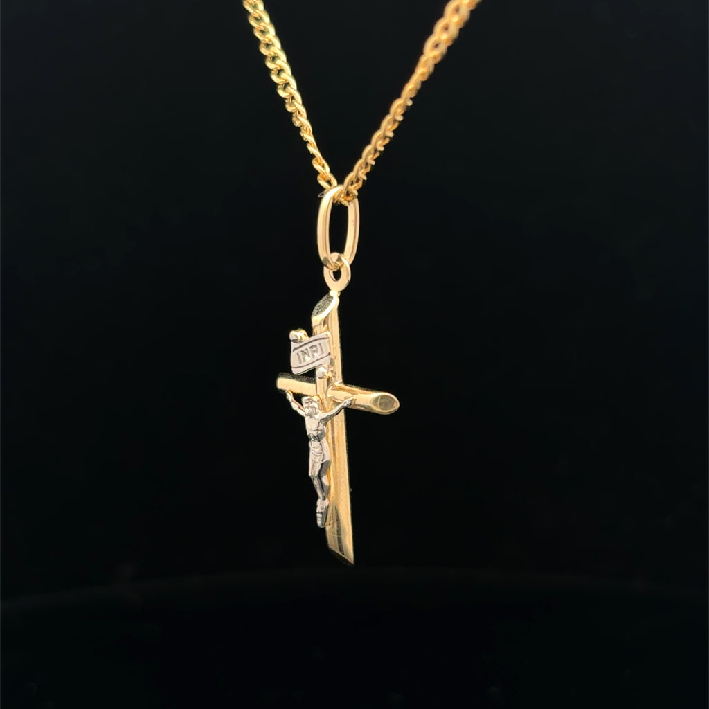 Cuban Crucifix Necklace – 20” 2mm