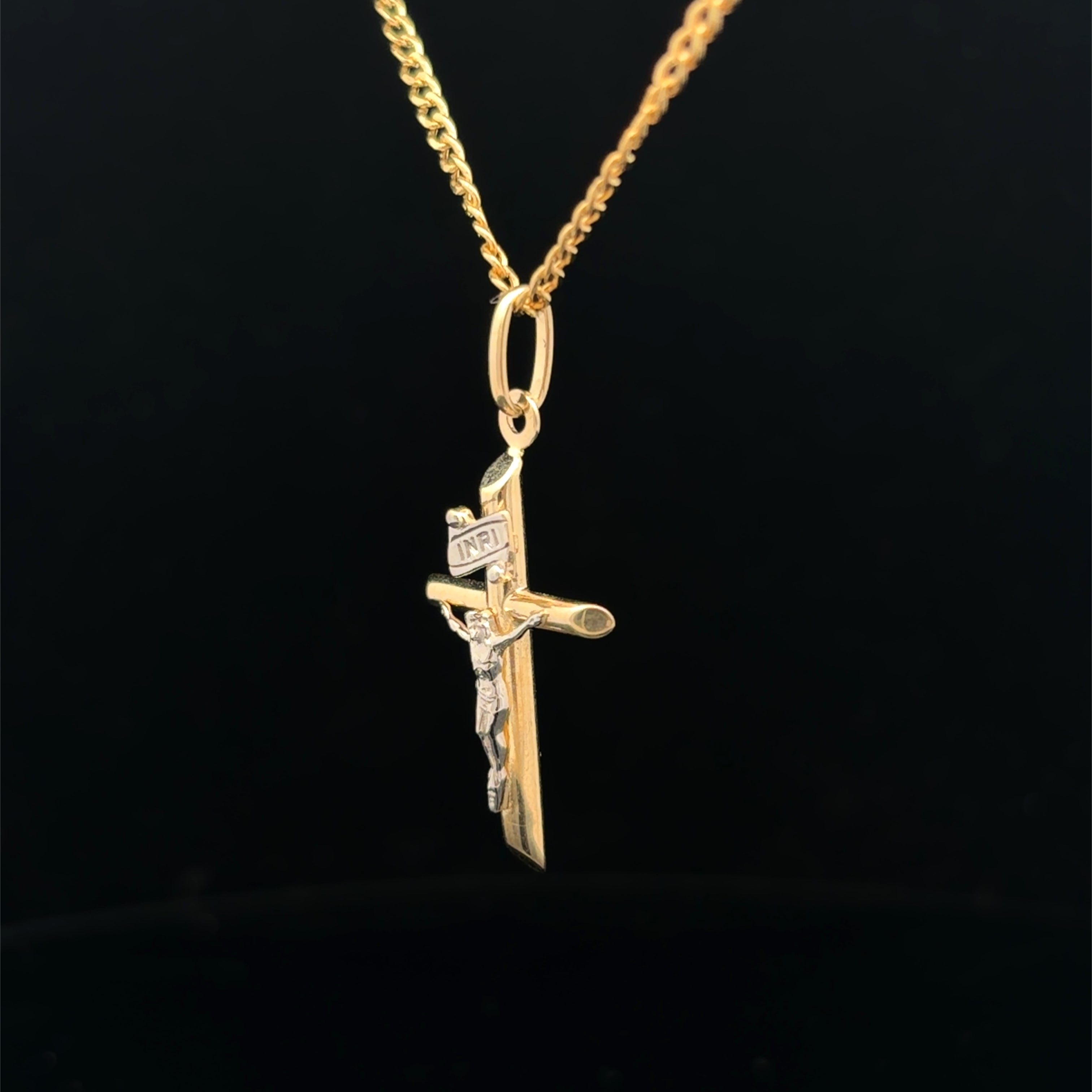 Cuban Crucifix Necklace – 20” 2mm
