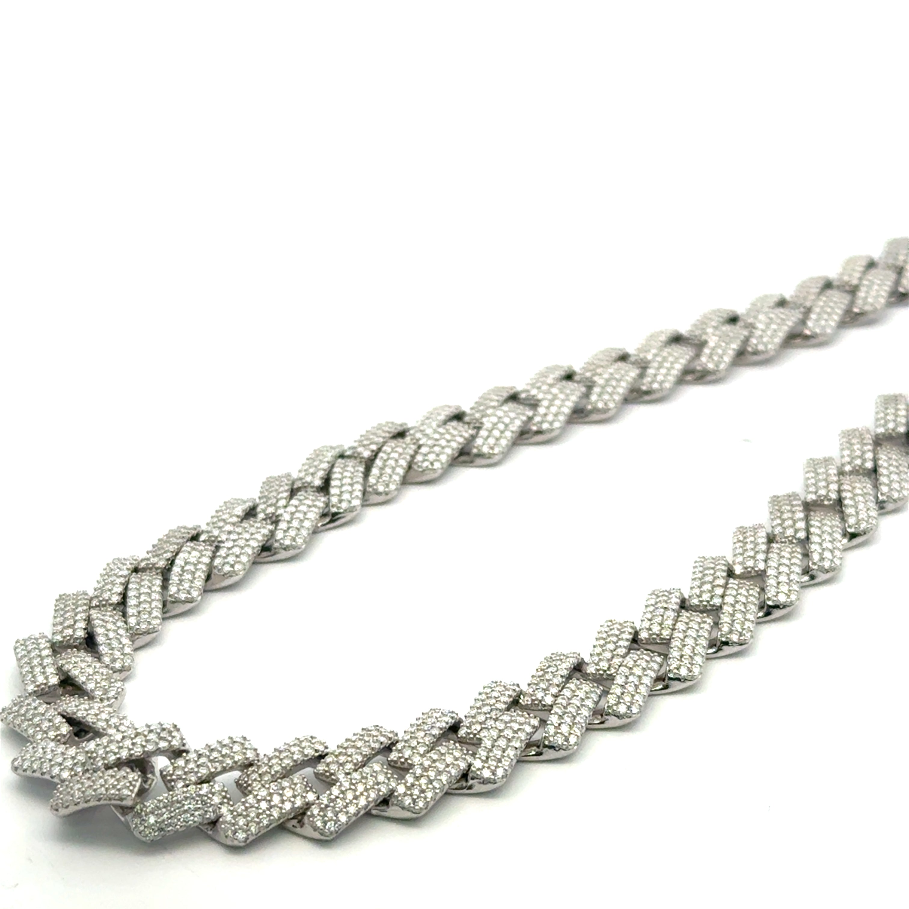 VVS Moissanite Set – Bracelet & Chain