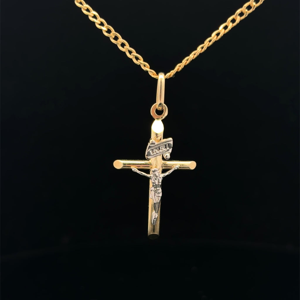 Cuban Crucifix Necklace – 20” 2mm