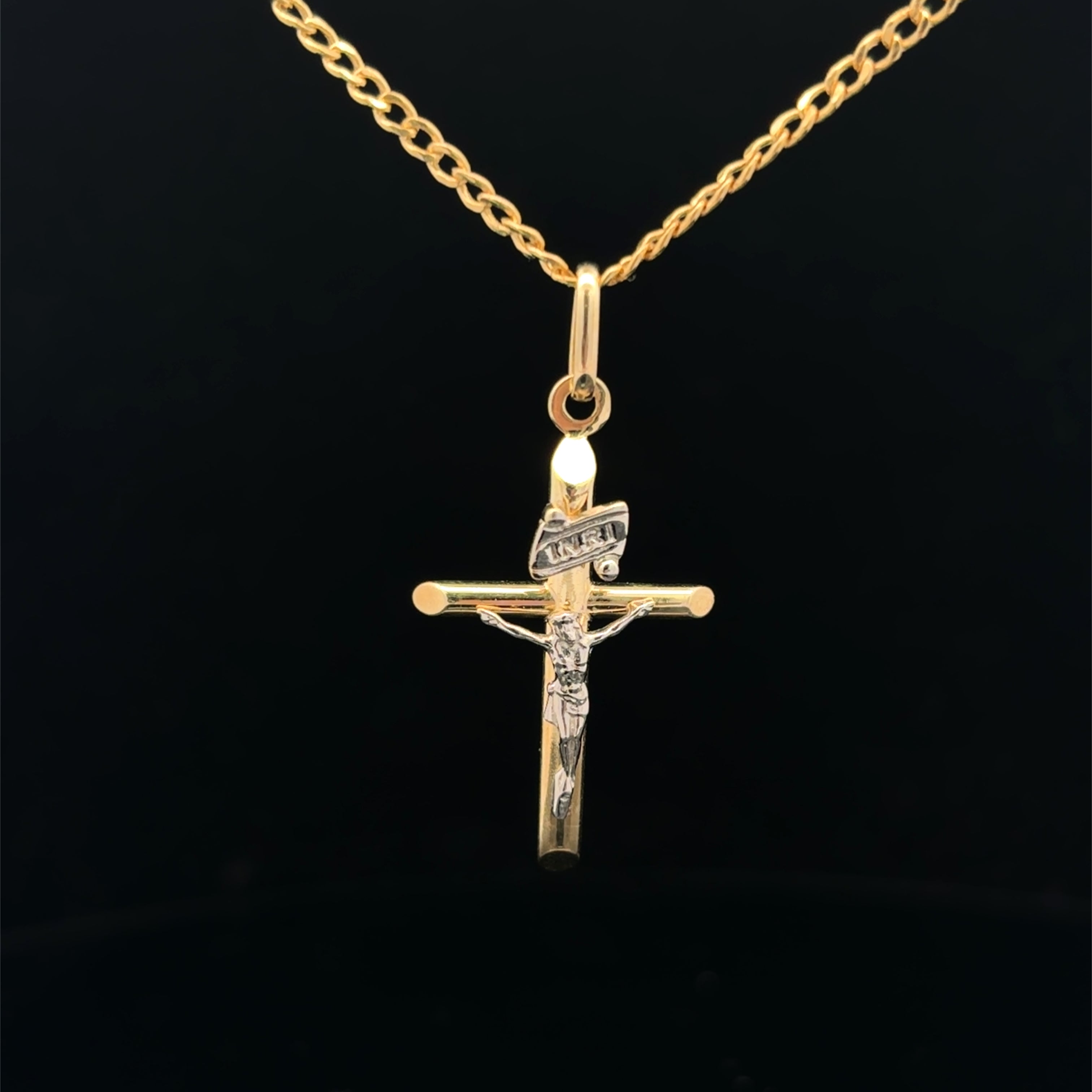 Cuban Crucifix Necklace – 20” 2mm