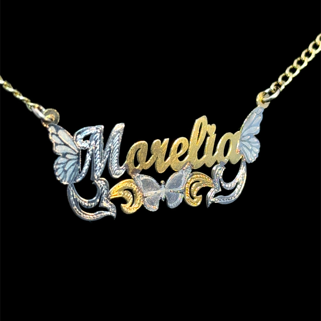 Butterfly Single Nameplate
