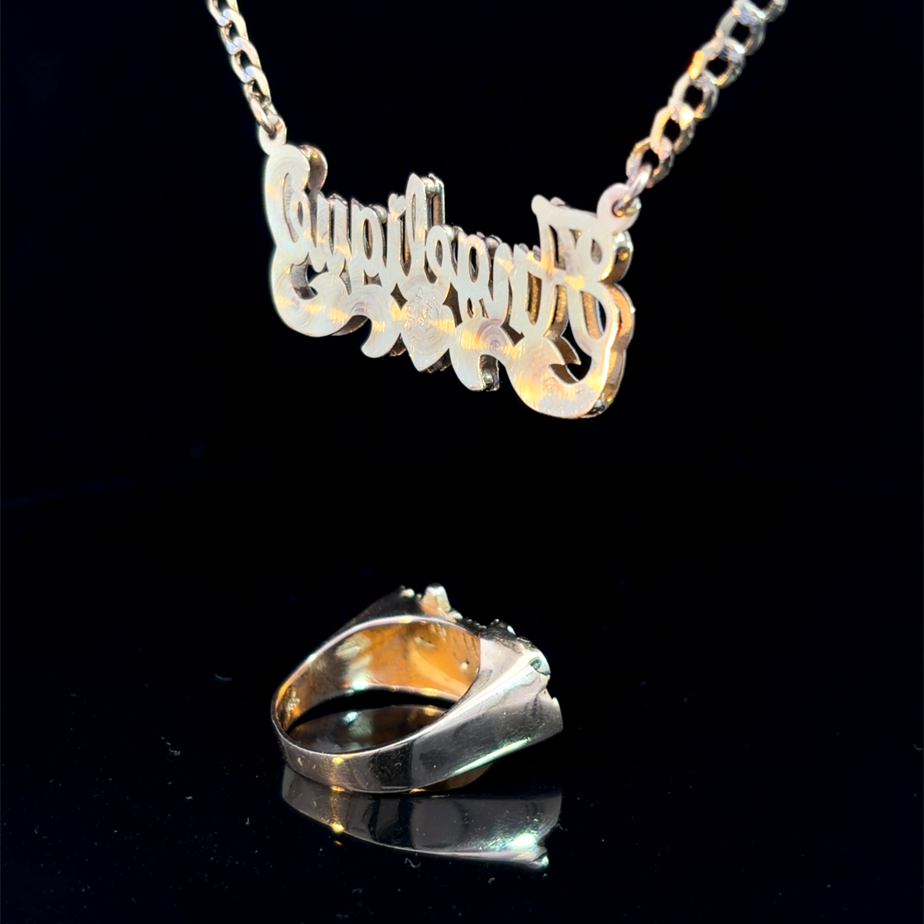 Custom Double Nameplate set