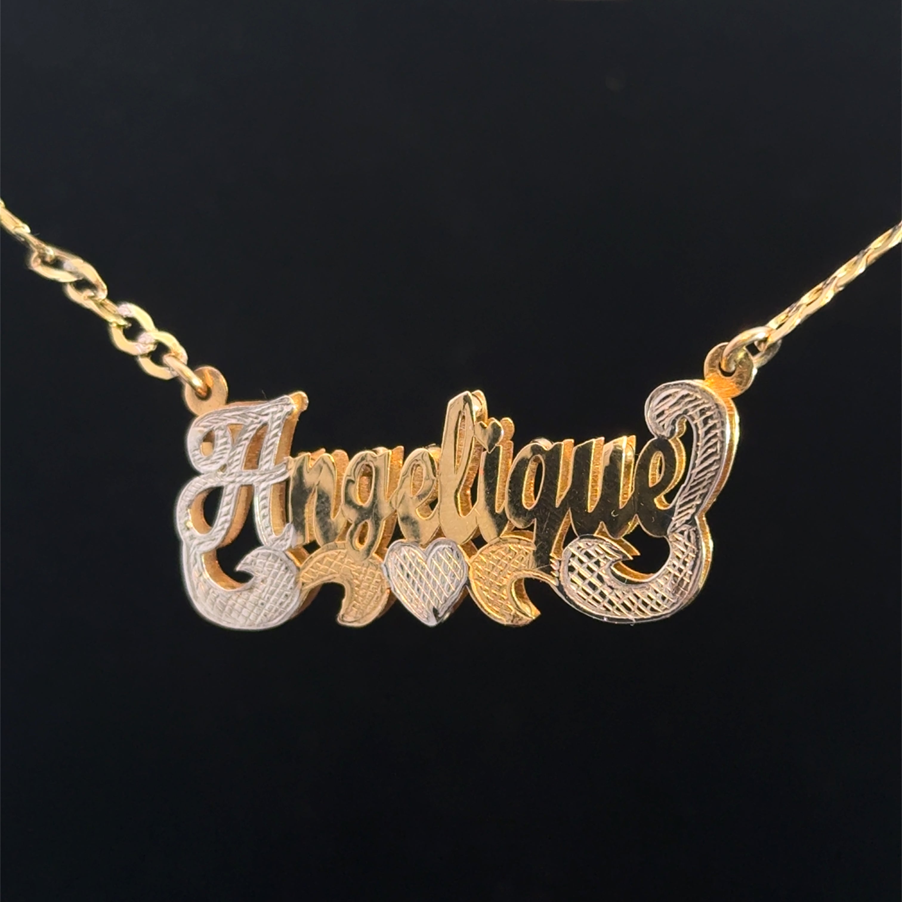 Customized double nameplate