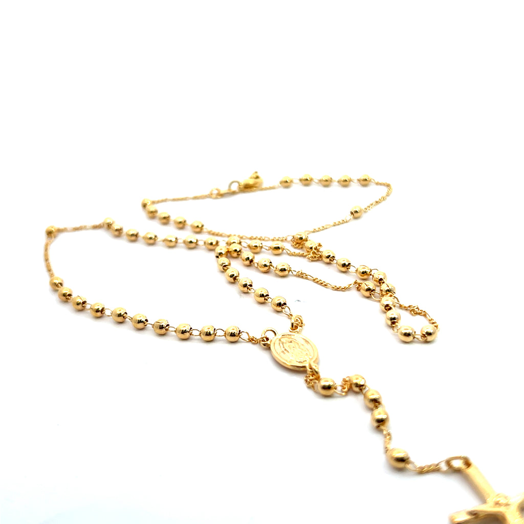 Elegante collar de rosario