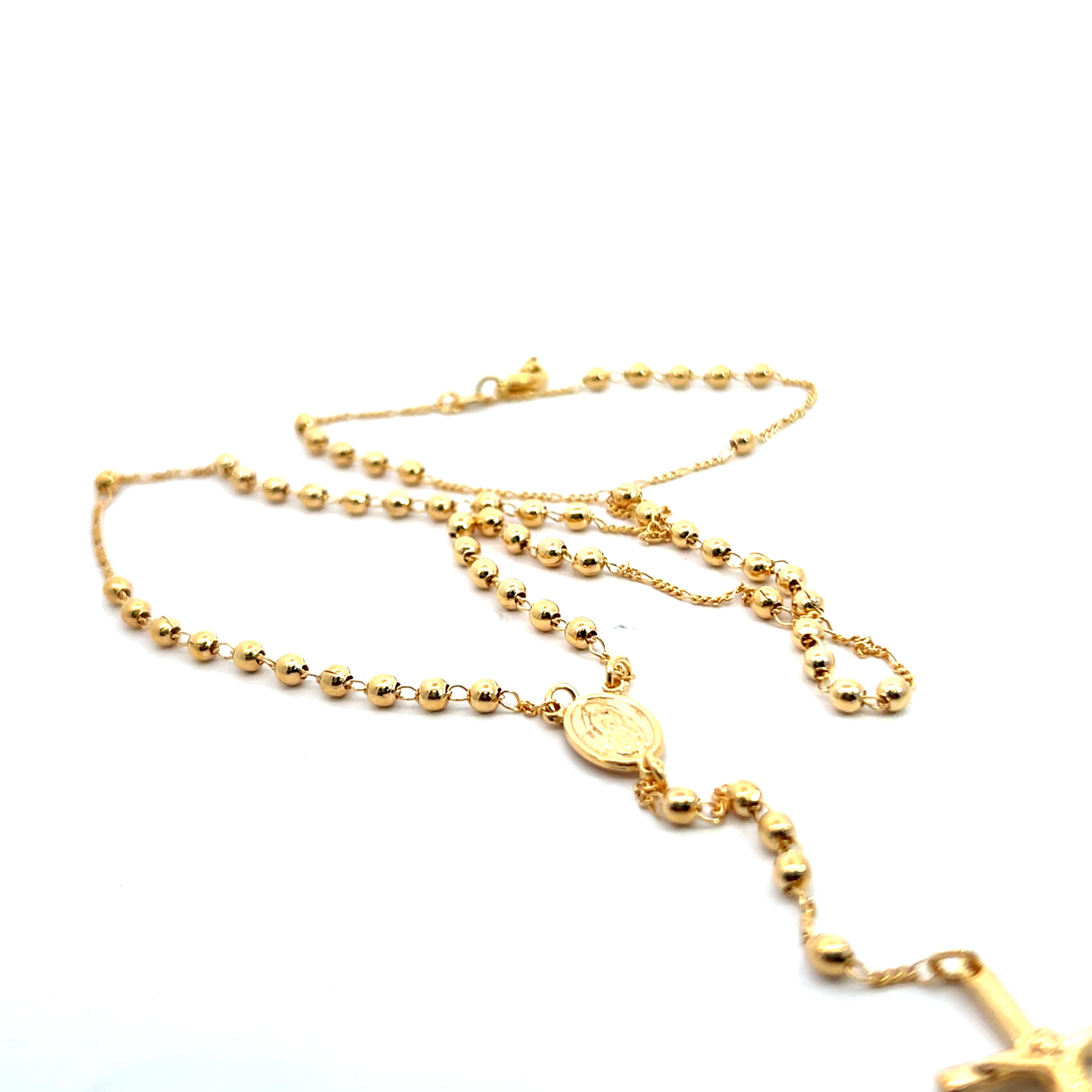 Elegante collar de rosario