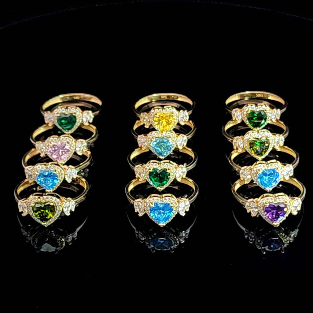 Anillos de corazón