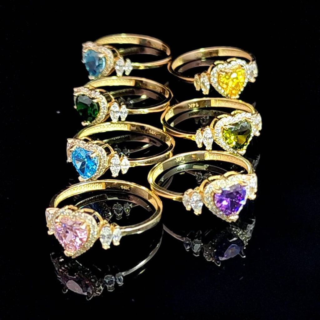 Anillos de corazón