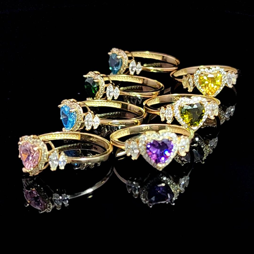 Anillos de corazón
