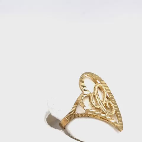 Anillo de corazón para mujer (