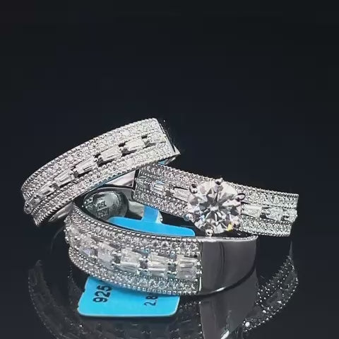 Anillo redondo de 3 piezas