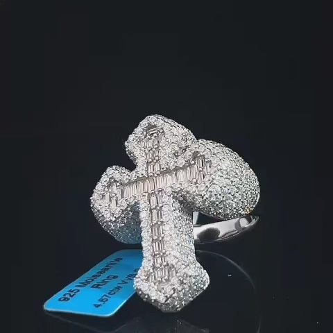 Anillo de cruz de hombre
