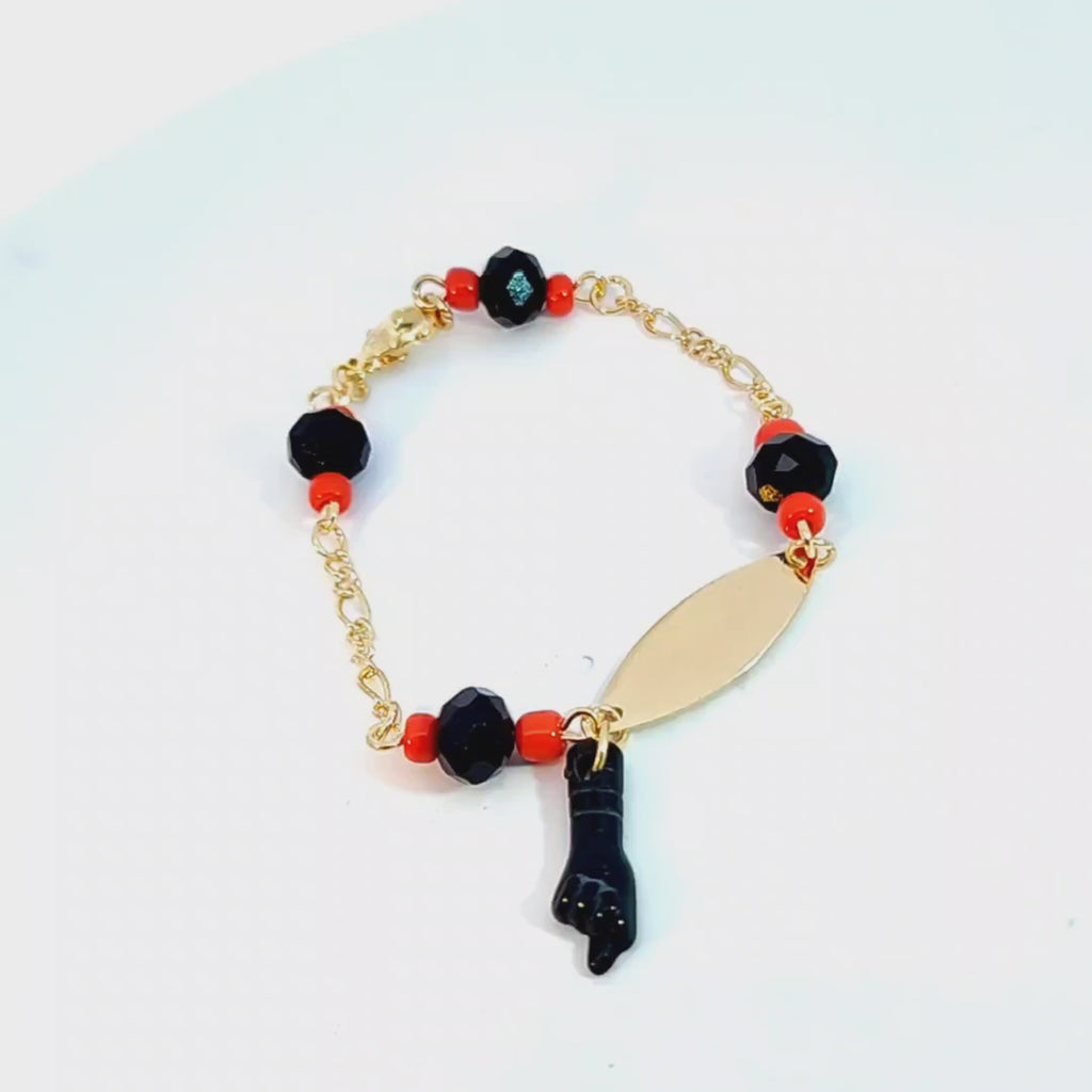 Pulsera de bebé Azabache