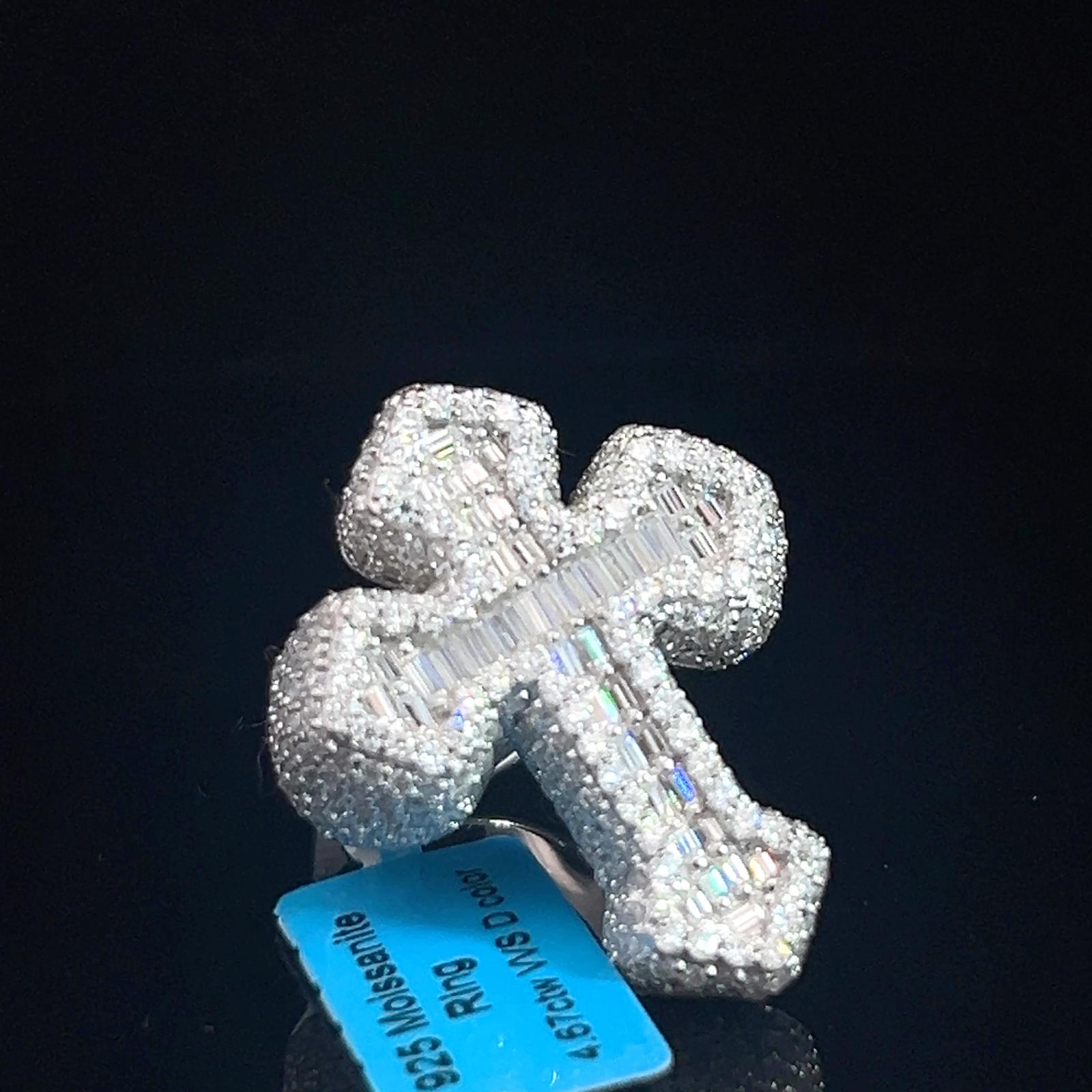 Anillo de cruz de hombre