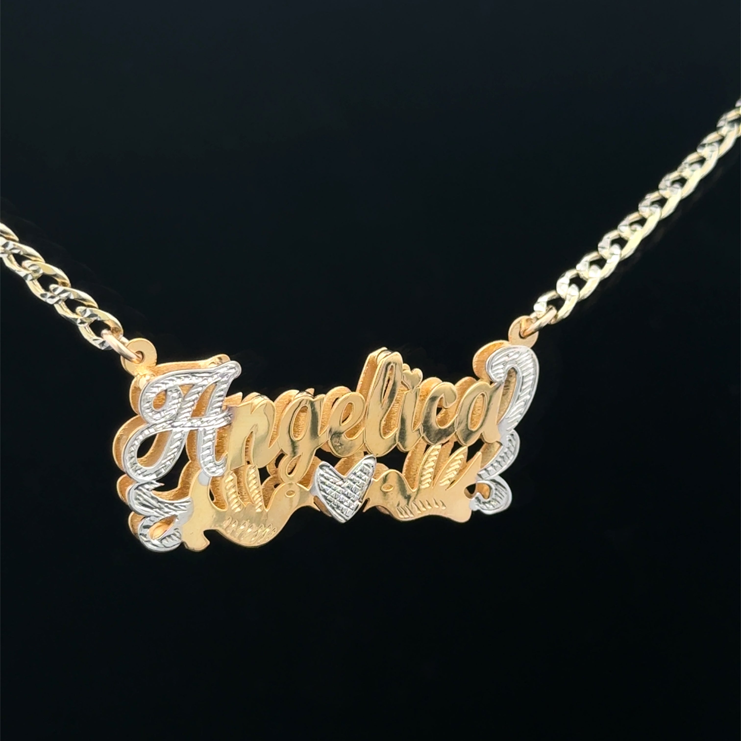 Customized double nameplate