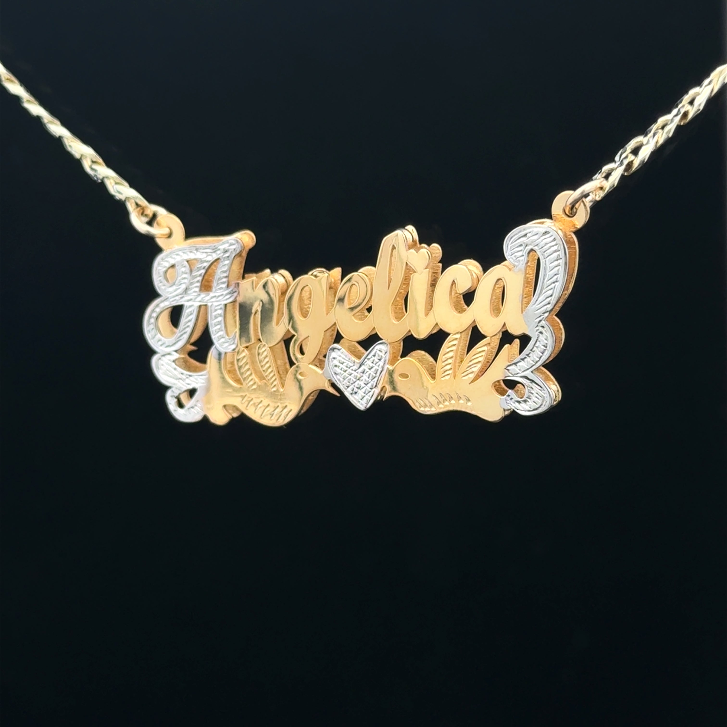 Customized double nameplate