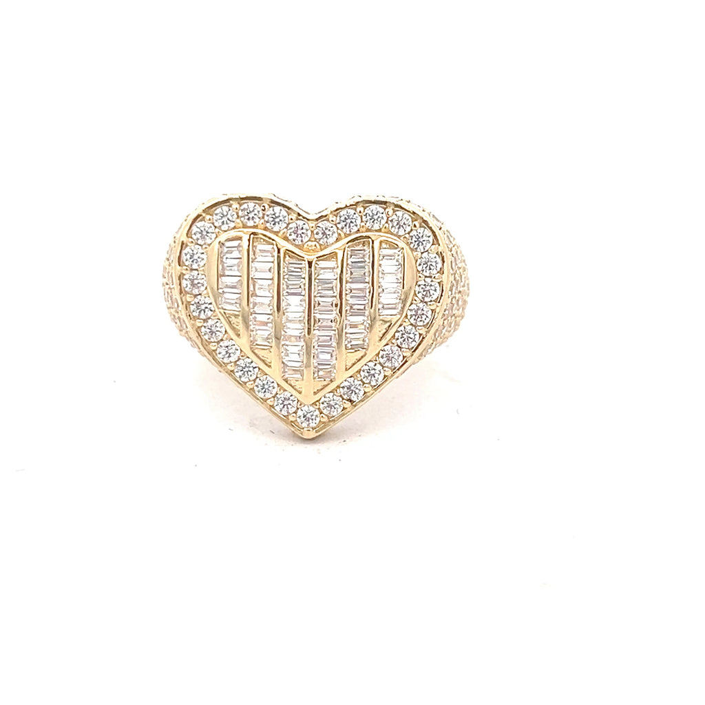 14k Gold Heart Ring