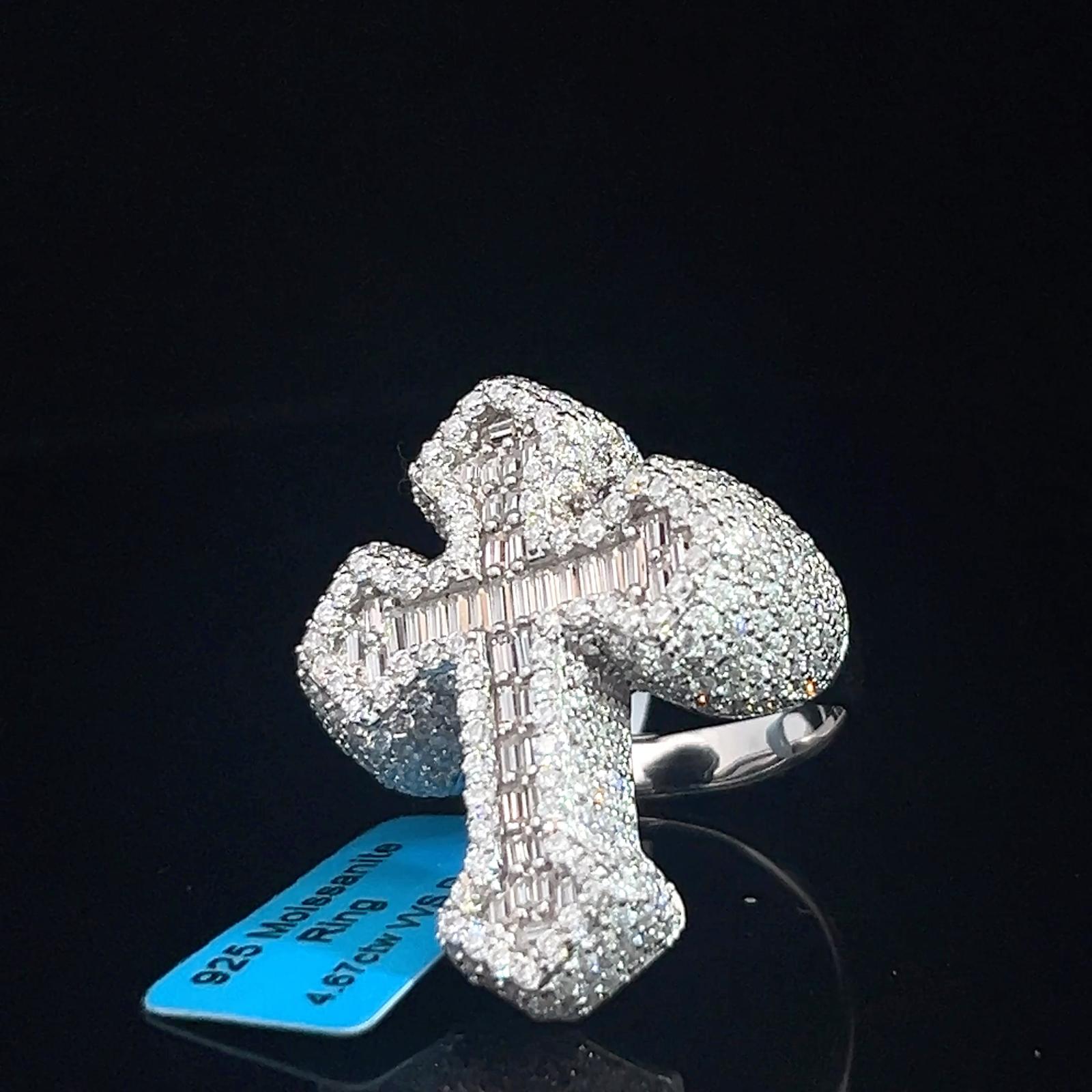 Anillo de cruz de hombre