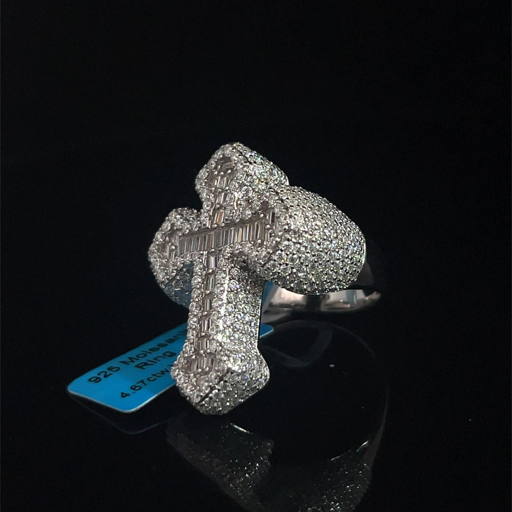 Anillo de cruz de hombre