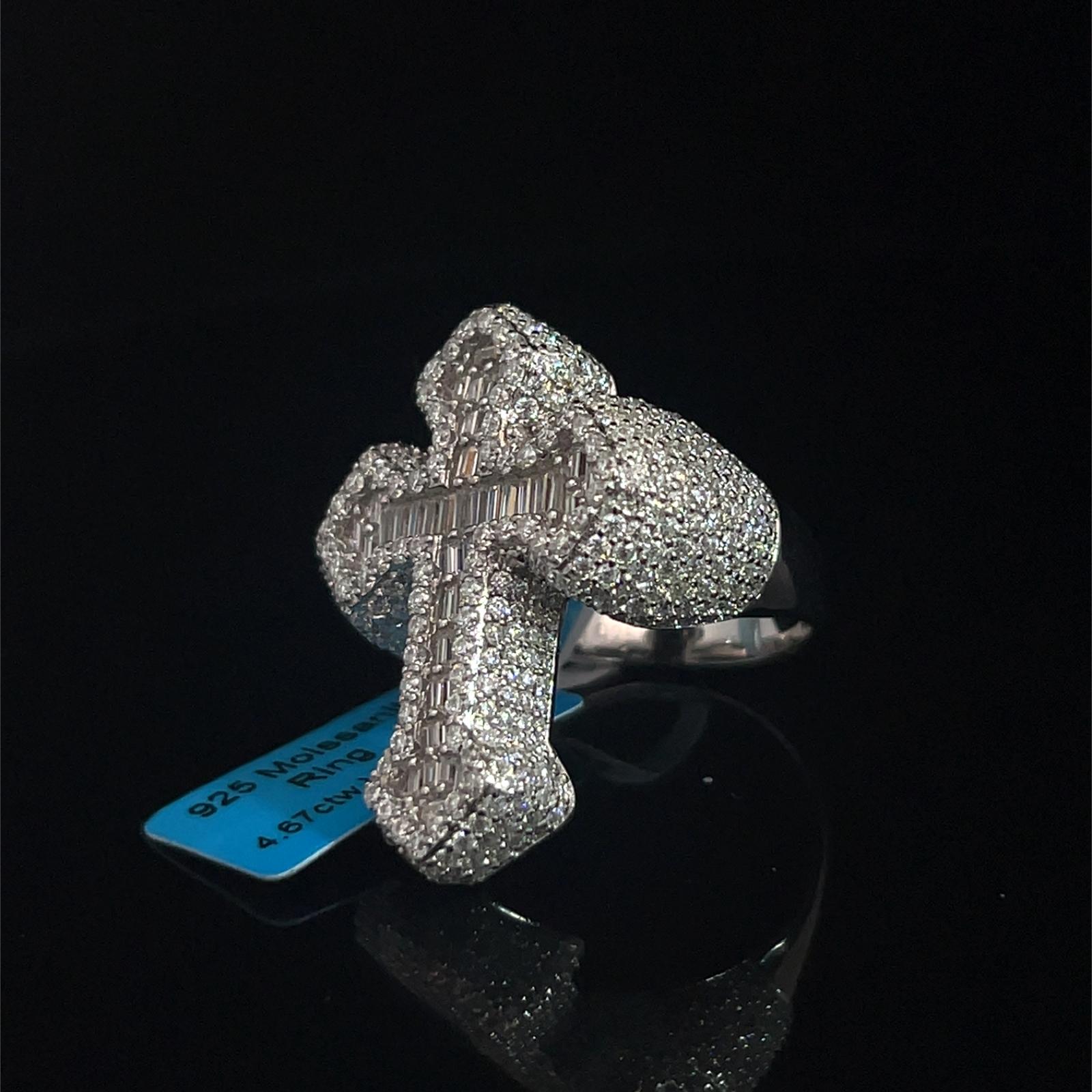 Anillo de cruz de hombre