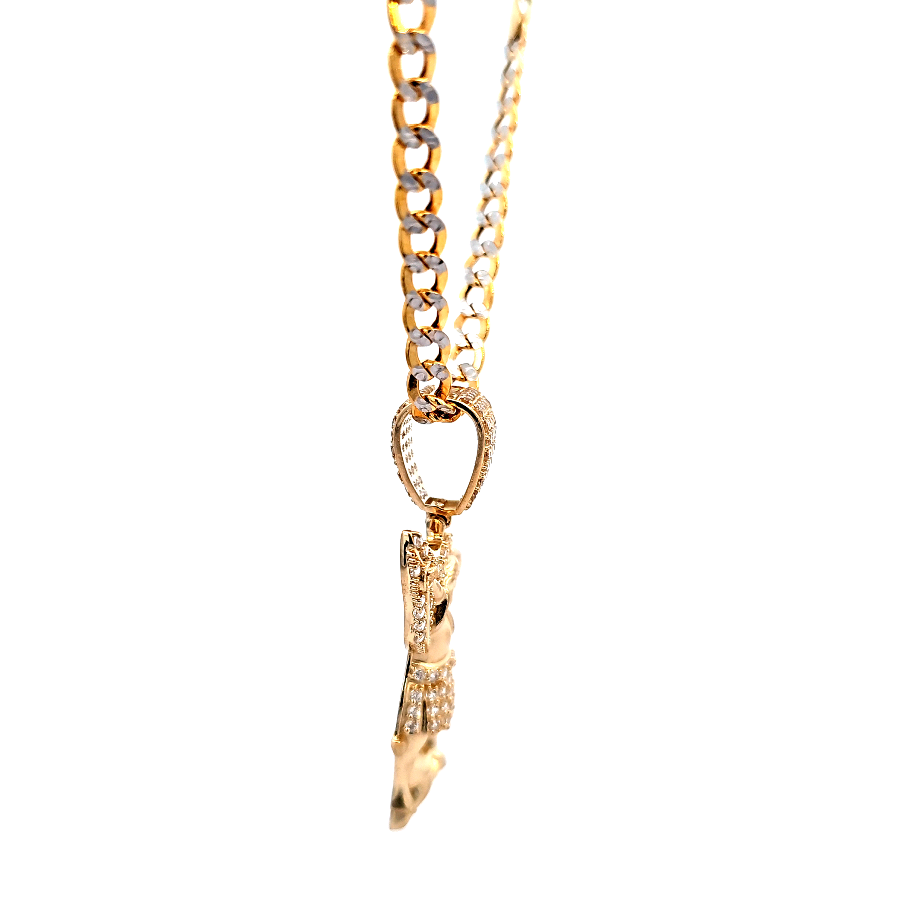 Golden angel charm