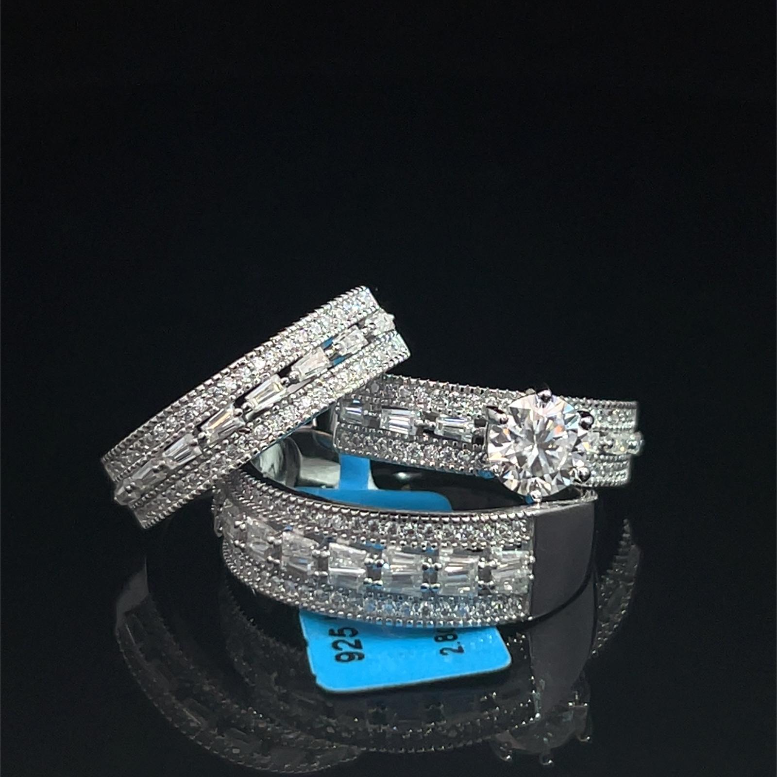 Anillo redondo de 3 piezas