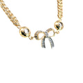 Pulsera de lazo de 14k